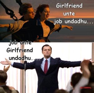 Girl Friend & Job Funny Comment Photo