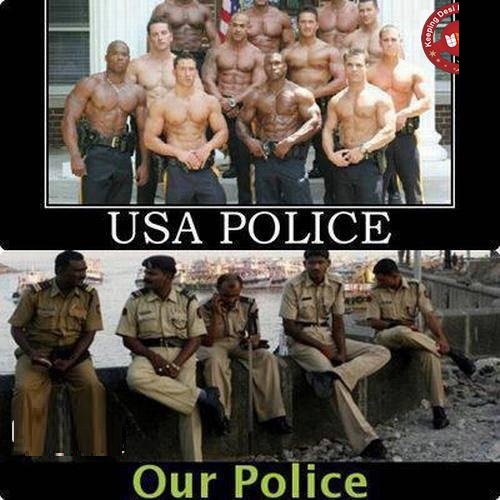 American Police vs Indian Police