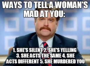 Ways To Tell A Women's Mad At You