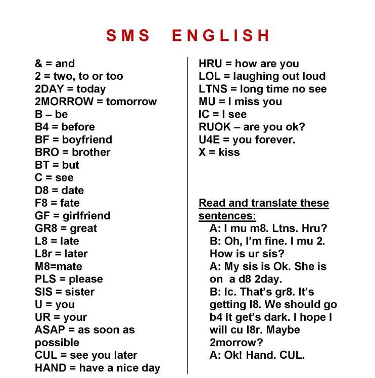 SMS English Joke Picture