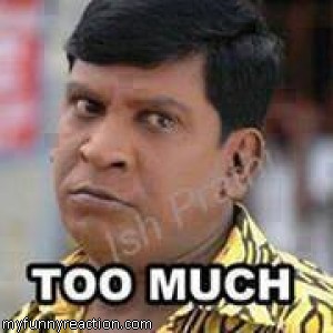 Too Much Vadivelu Comment