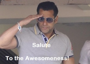 Salman Khan Salute