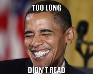 Barack Obama  Too Long Didn't Read