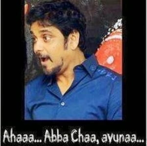 Nagarjuna Funny Face Reaction