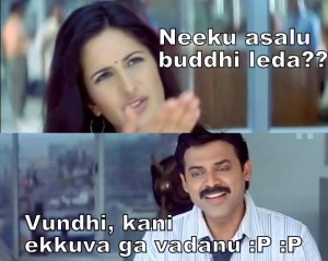 Venky's Funny Dialogue comment pic