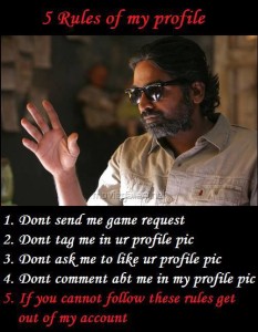 Vijay Sethupathi 5 Rules Of My Profile Fb Pic