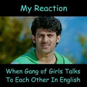 Prabhas My Reaction Fb Comment Pic