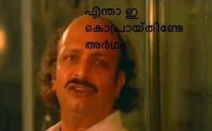 Entha Ee Kopraayathinte Artham Malayalam Facebook Comments