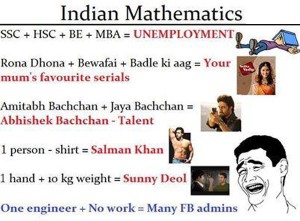 Matematic Jokes on TV Serails and Bollywood Actors