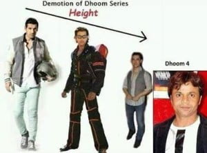 Demotion Of Dhoom Series Comedy Photo Pic