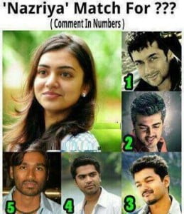 Nazriya Match For ????