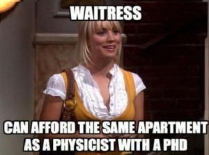 Funny Picture Waitress Penny The Big Bang Theory