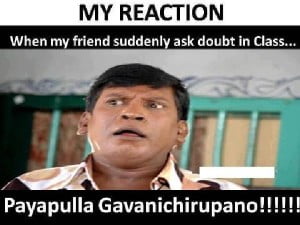 Tamil Funny Pictures Reaction In Class