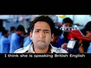 I Think She Is Speaking British English