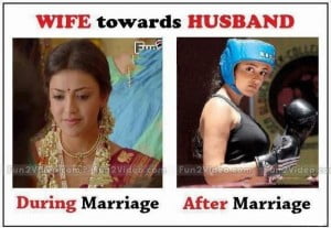 Wife Before After Marriage