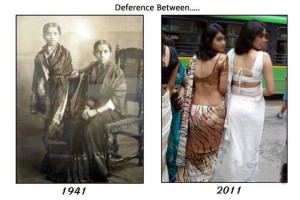 Deference Between Indian Girls 1941-2011