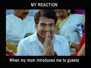 When My Mom Introduces Me To Guests - Santhanam