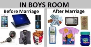 In Boys Room Before Marriage vs After Marriage 