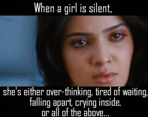 When A Girl Is Silent 