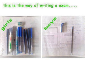 Writing Exam Boys Vs Girls