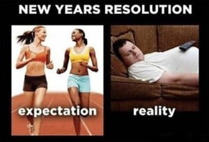 New Years Resolution Expectation Reality