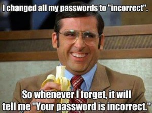 I Changed All My Passwords To Incorrrect