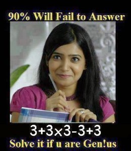 90% Will Fail To Answer Solve It If U Are Gen!us