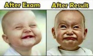 After Exam vs After Result Baby Reaction