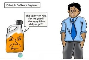 Petrol To Software Enineer.... Funny Comment