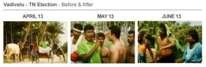 Vadivelu-TN Election Before&After