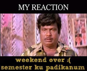 Week End Over Semester ku Padikanum-Goundamani Reaction