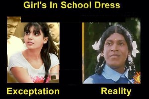 Vadivelu Comedy Reaction About Girls In School Dress