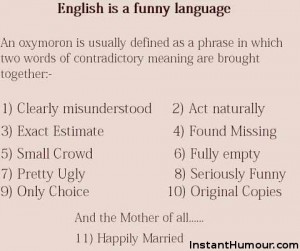 English Is A Funny Language 