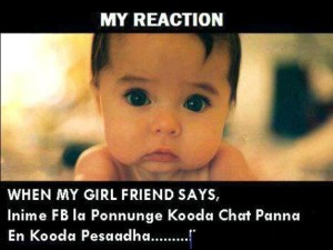 My Reaction When My Girl Friend Says