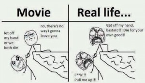 Movie vs Real Life Comment Image