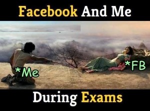 Facebook And Me During Exams