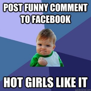 Post Funny Comment To Facebook