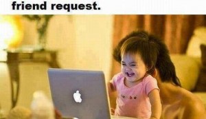 Facebook Friend Request Of Funny Baby