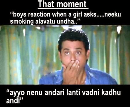 Boys Reaction For Smoking